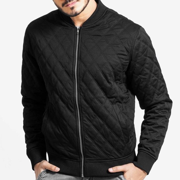 OLGYN Other - OLGYN Men’s Quilted Black Bomber Jacket